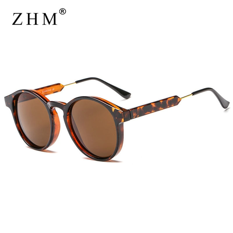 2022 Retro Round Transparent Sunglasses