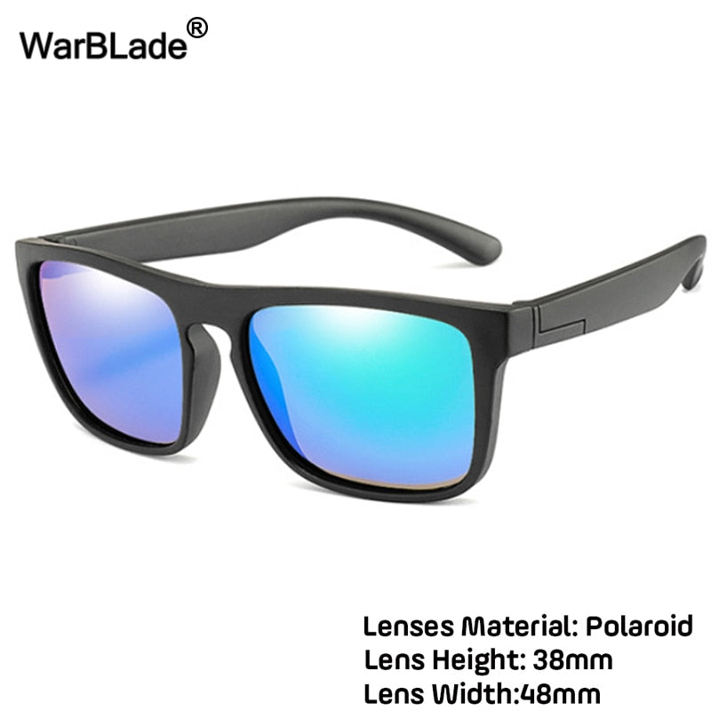 WarBlade Silica Soft Sunglasses Polarizing Square Boys Girls Brand Eyeglasses