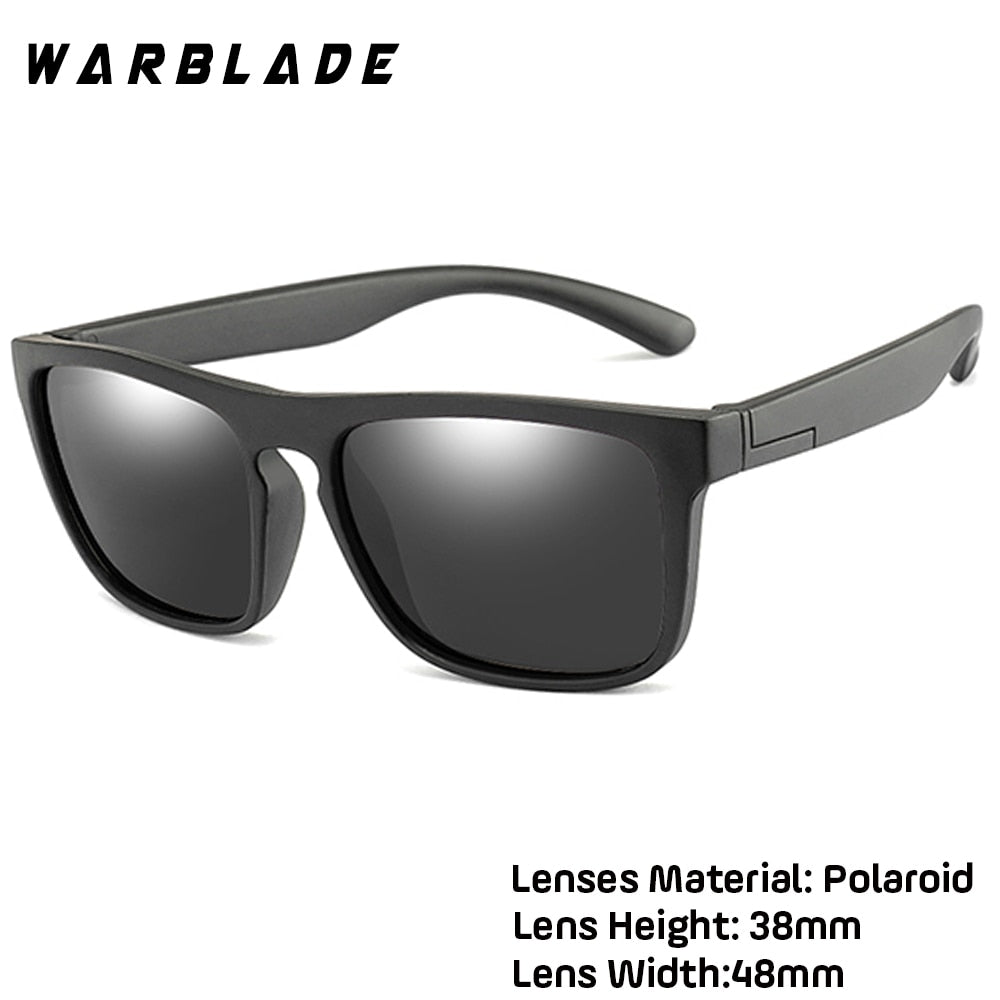WarBlade Silica Soft Sunglasses Polarizing Square Boys Girls Brand Eyeglasses