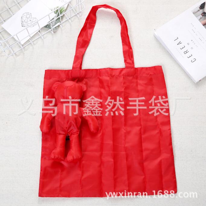ECO Silver Coated Bear Cotton filling Waterproof High-Quality Reusable Tote