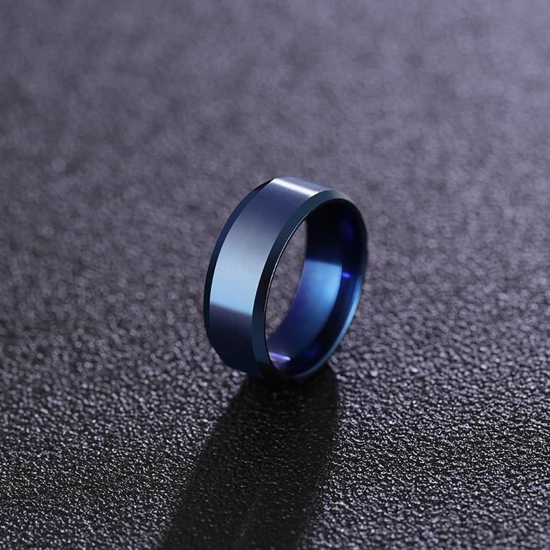 Fashion Charm Jewelry ring men stainless steel Black Ring