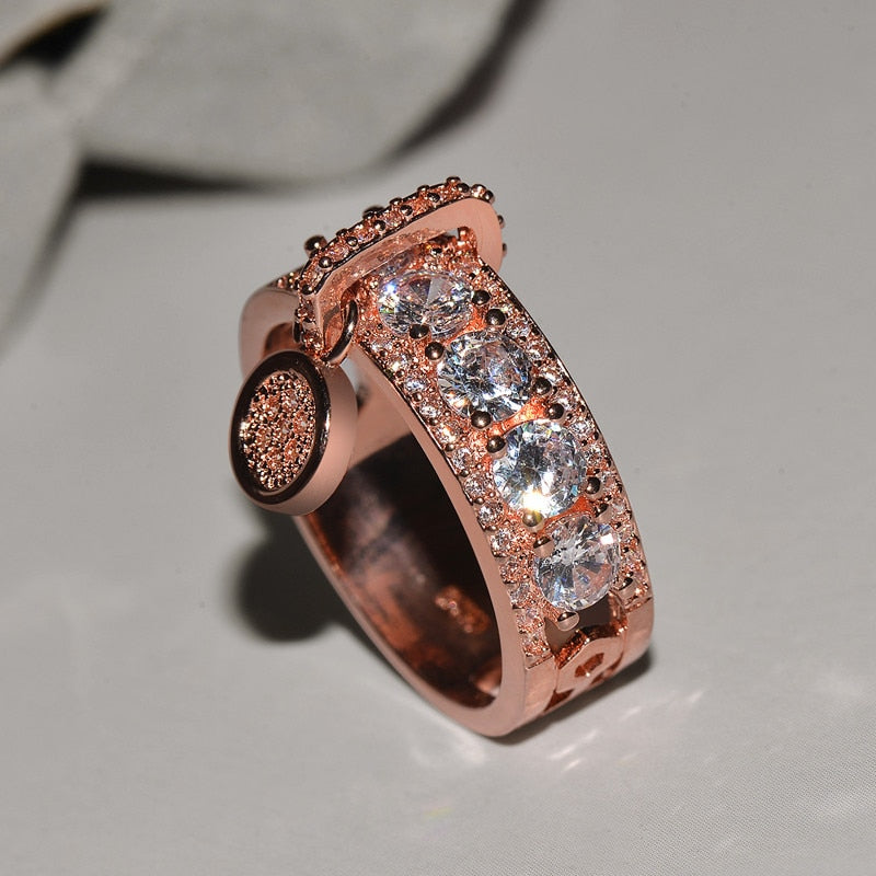 New Arrival Vintage Rose Gold Filled Wedding Ring