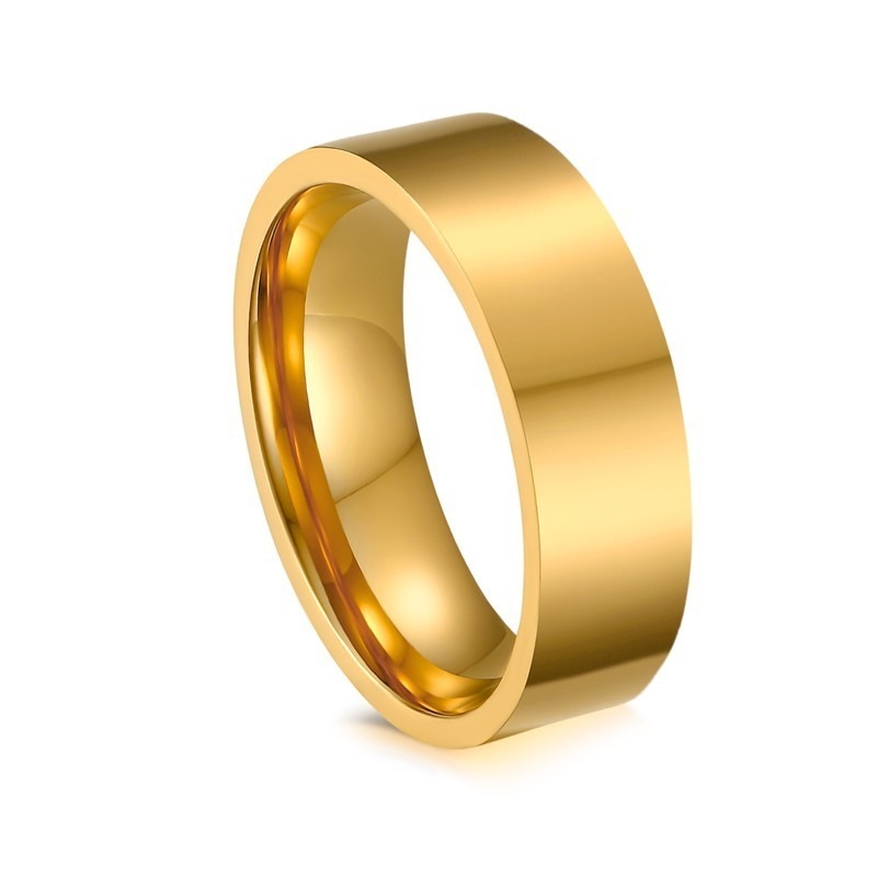 Wedding Ring Gold Color Engagement Rings for Women and Men Jewelry