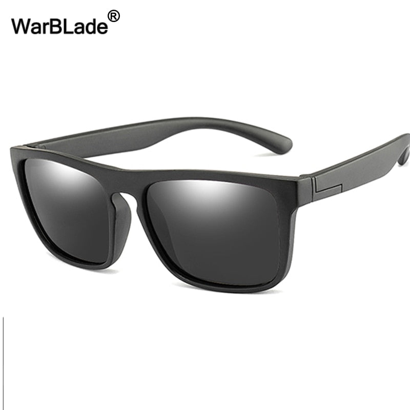 WarBlade Silica Soft Sunglasses Polarizing Square Boys Girls Brand Eyeglasses