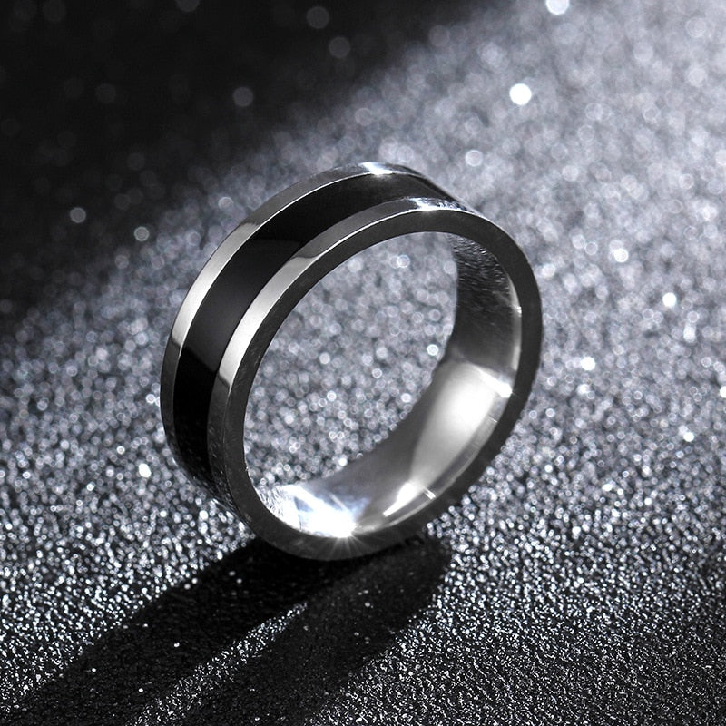Stainless Steel Classic Alliance Ring