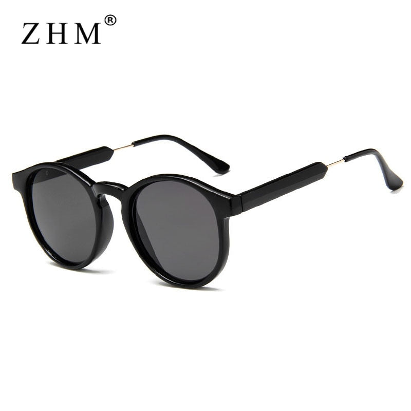 2022 Retro Round Transparent Sunglasses