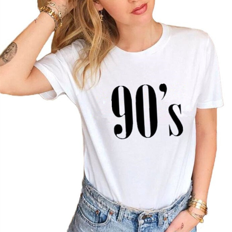 Friends Printing T Shirt Summer Women Short Sleeve Leisure Top