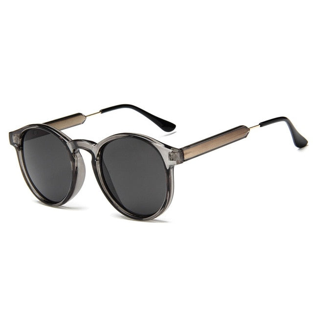 2022 Retro Round Transparent Sunglasses