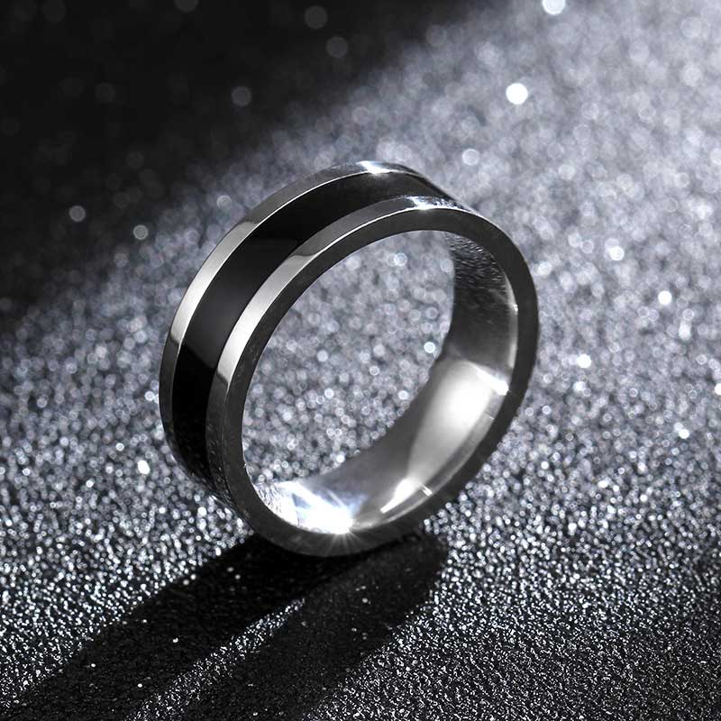 Stainless Steel Classic Alliance Ring