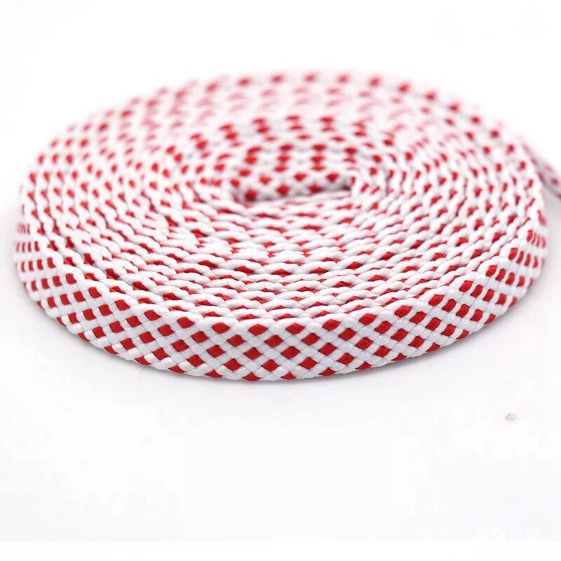 1 pair shoelace Fashion Polyester Sneaker Shoe Lace Colors Checkered Double Layer Hollow Flat Shoelaces 100/120/140CM PD1
