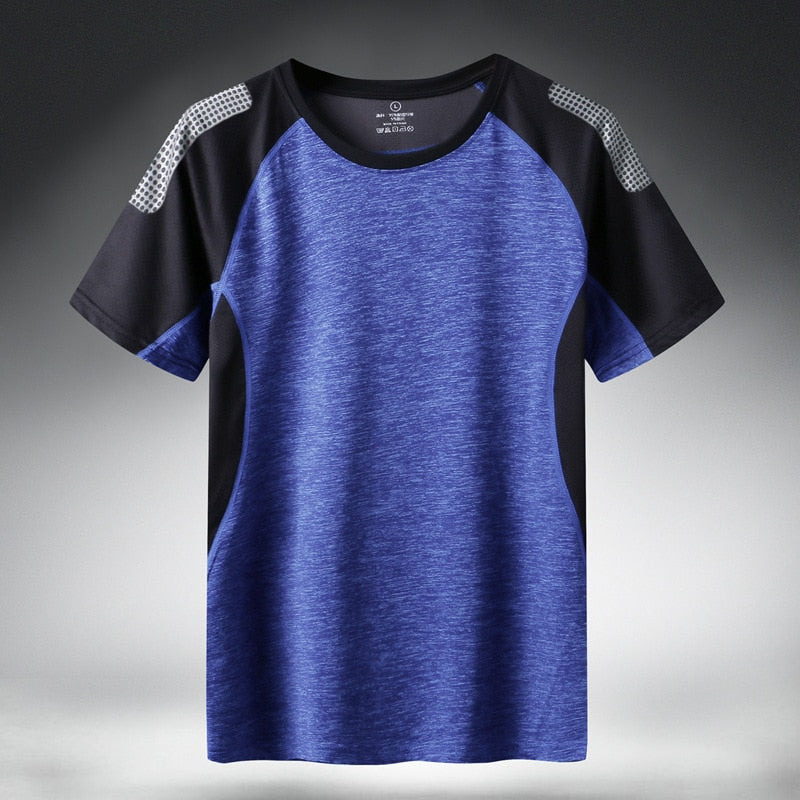 Quick Dry Sport T Shirt Men Short Sleeves Summer Casual Cotton
