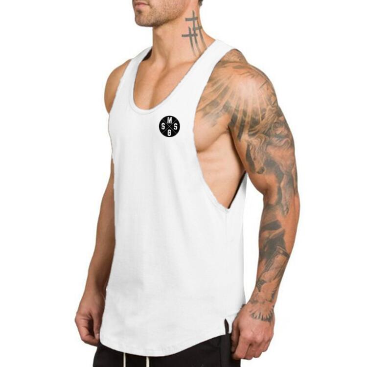 Ccotton singlets canotte bodybuilding stringer tank top