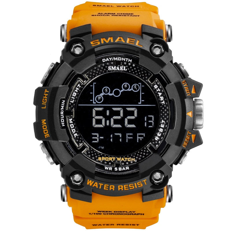 Military Water resistant SMAEL Army led Digital wrist Stopwatches