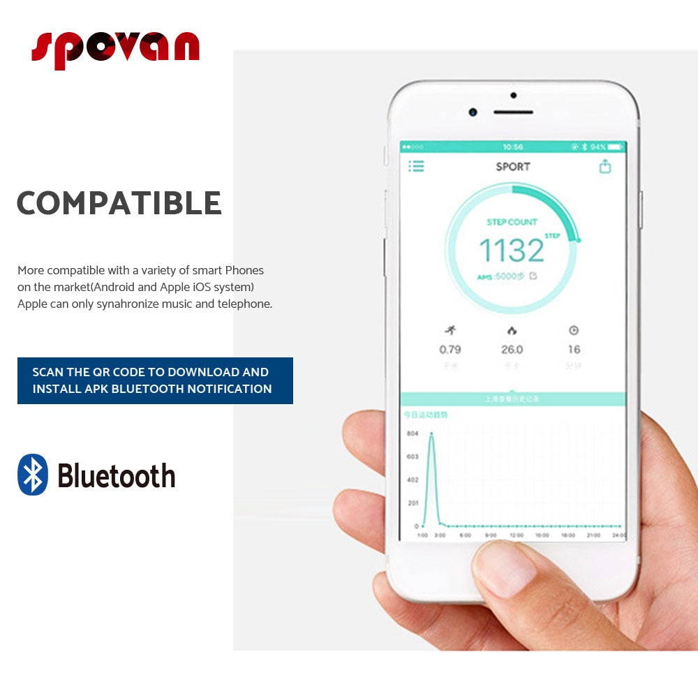 Professional 5ATM Waterproof Bluetooth Digital Alarm Clock For iOS Android Phone