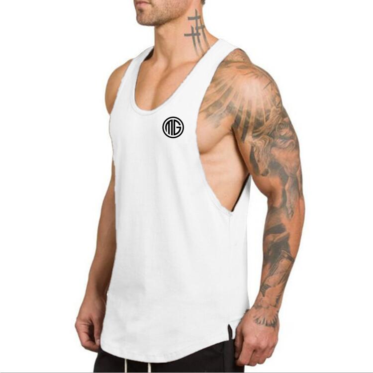 Ccotton singlets canotte bodybuilding stringer tank top