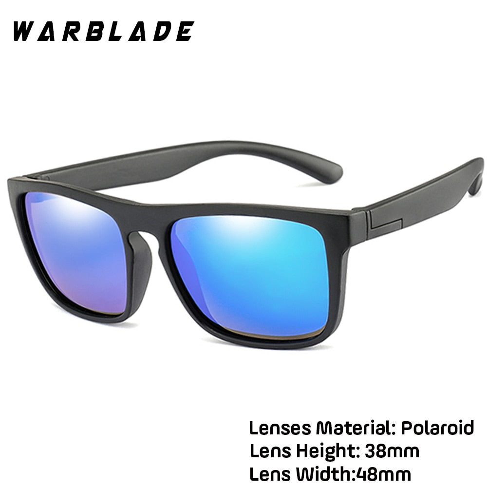 WarBlade Silica Soft Sunglasses Polarizing Square Boys Girls Brand Eyeglasses