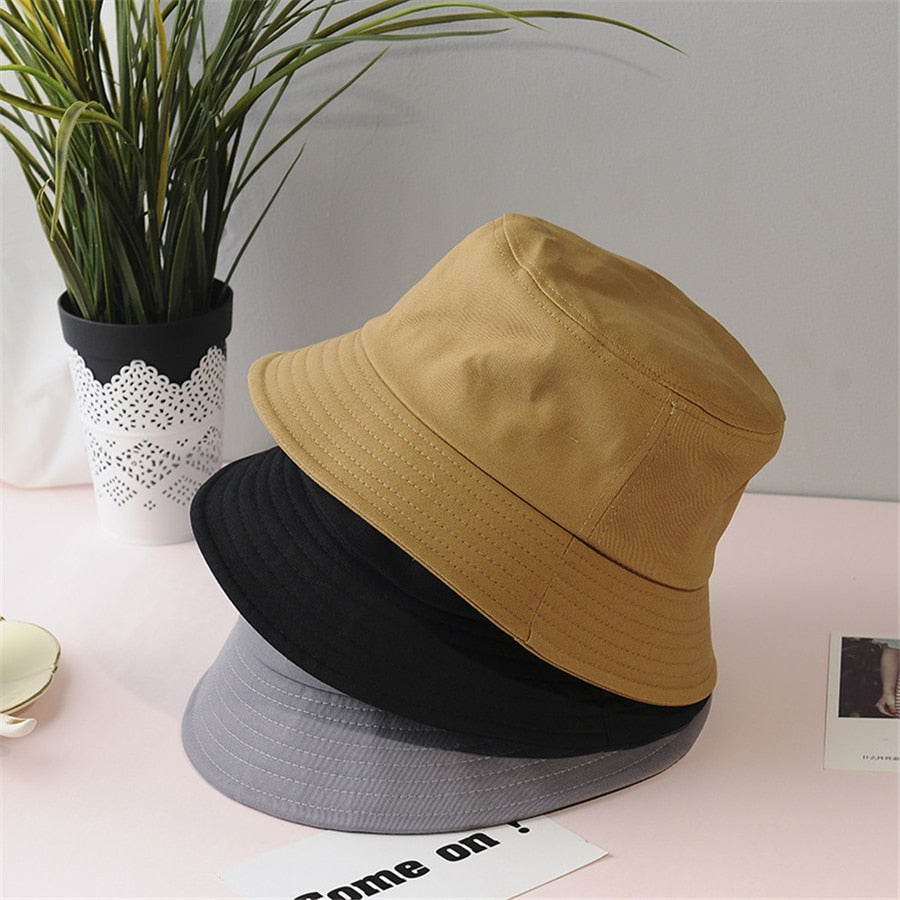 New Unisex Cotton Bucket Hats