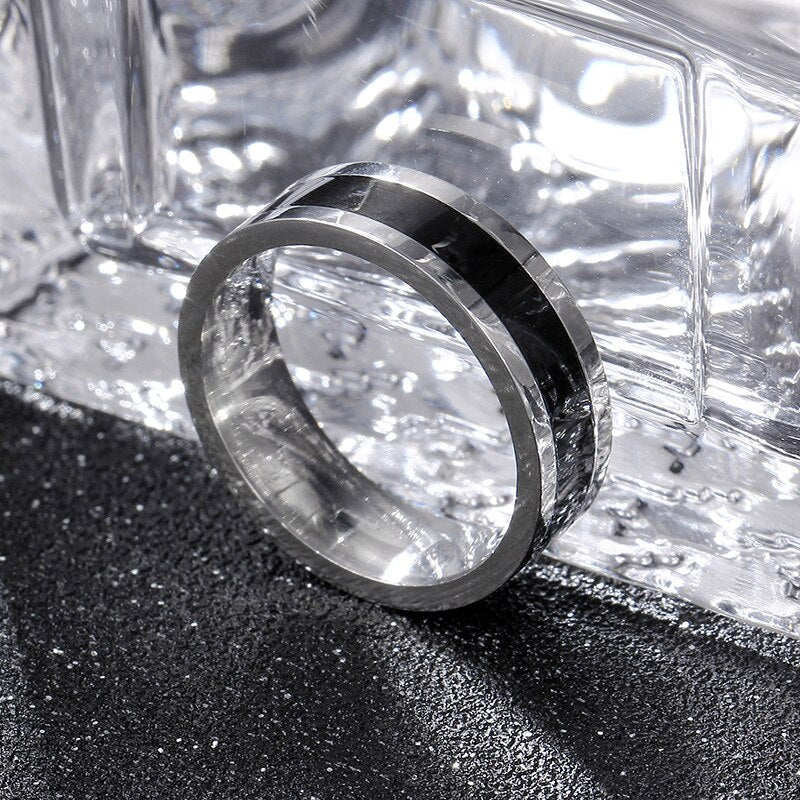 Stainless Steel Classic Alliance Ring