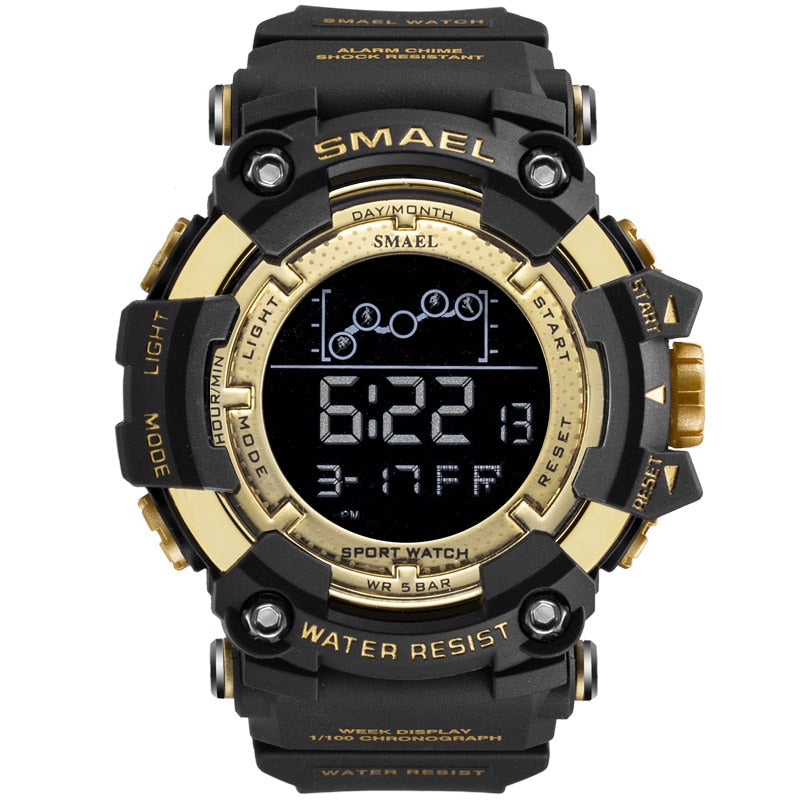 Military Water resistant SMAEL Army led Digital wrist Stopwatches