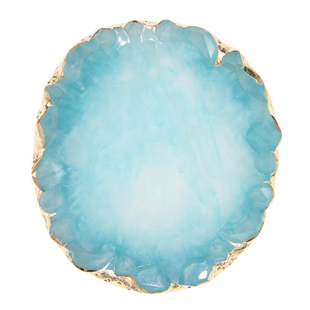 Resin Jewelry Display Plate Necklace Ring Earrings Display Painted palette Tray Jewelry Holder Organizer Decoration jewelry