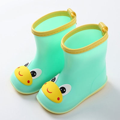 Children Rain Boots Rubber Waterproof Non-slip Boots Kids