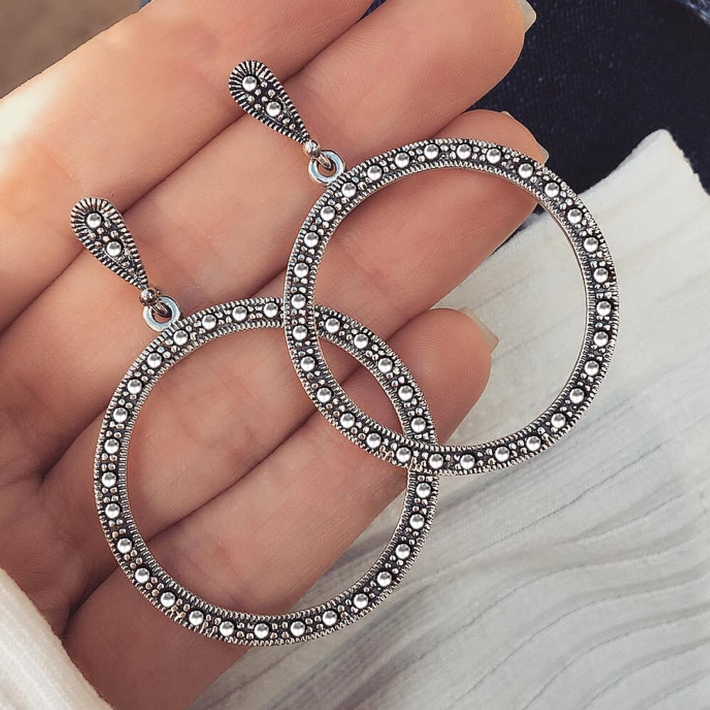 IPARAM Round Hoop Earrings for Women