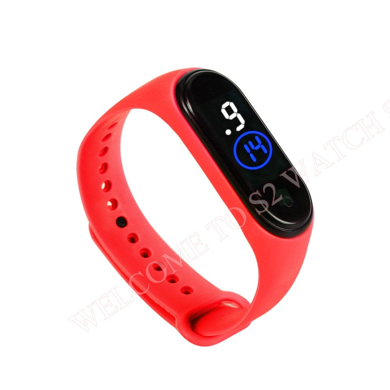 Candy Color Silicone Strap Watch LED Digital Watch Bracelet