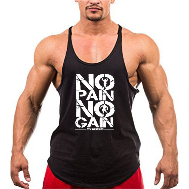 Summer Y Back Gym Stringer Cotton Fitness Vest