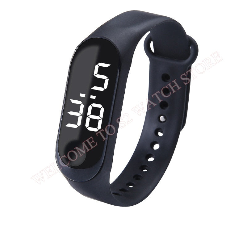 Candy Color Silicone Strap Watch LED Digital Watch Bracelet