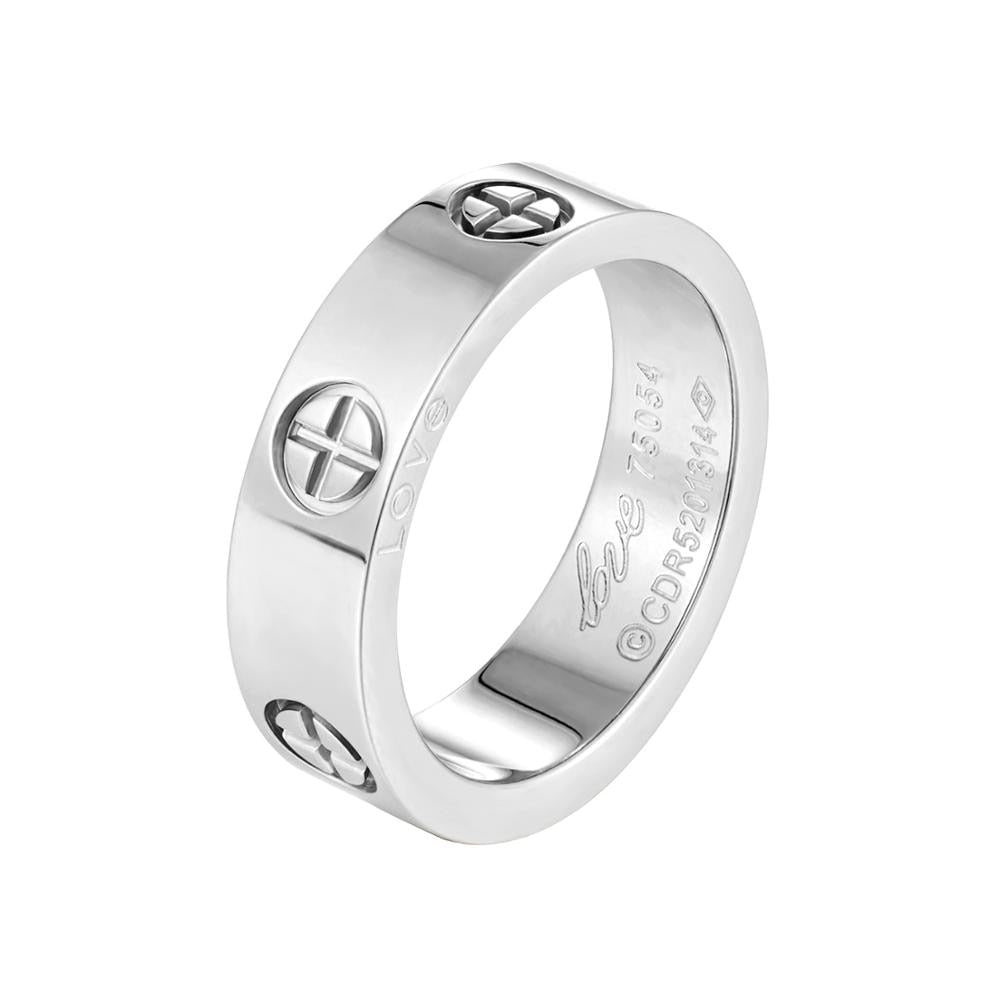 Fashion Classic Cross Stainless Steel Ring