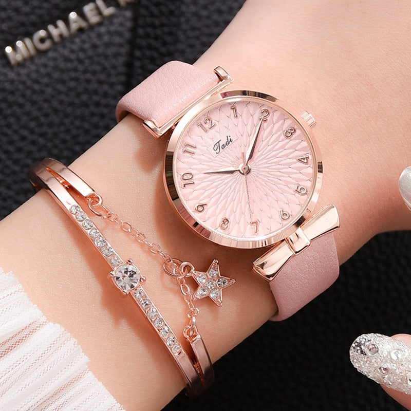 Luxury Women Bracelet Quartz Magnetic Watch