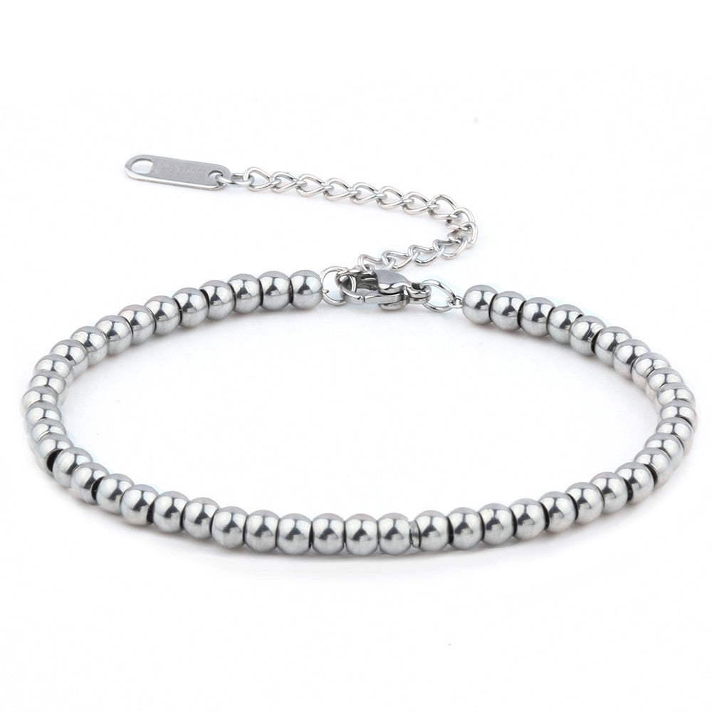 Stainless Steel Bead Bracelet