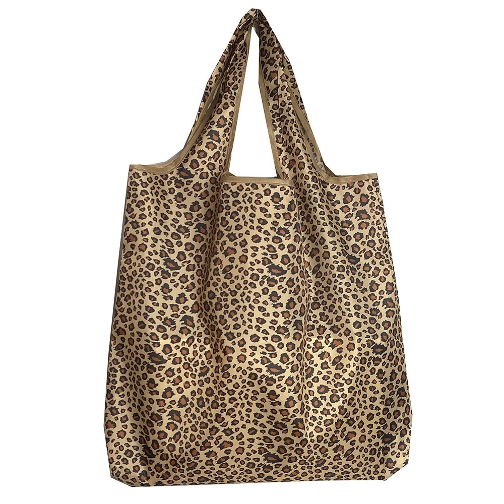 Reusable Foldable Tote 30lbs Cute Grocery Bag