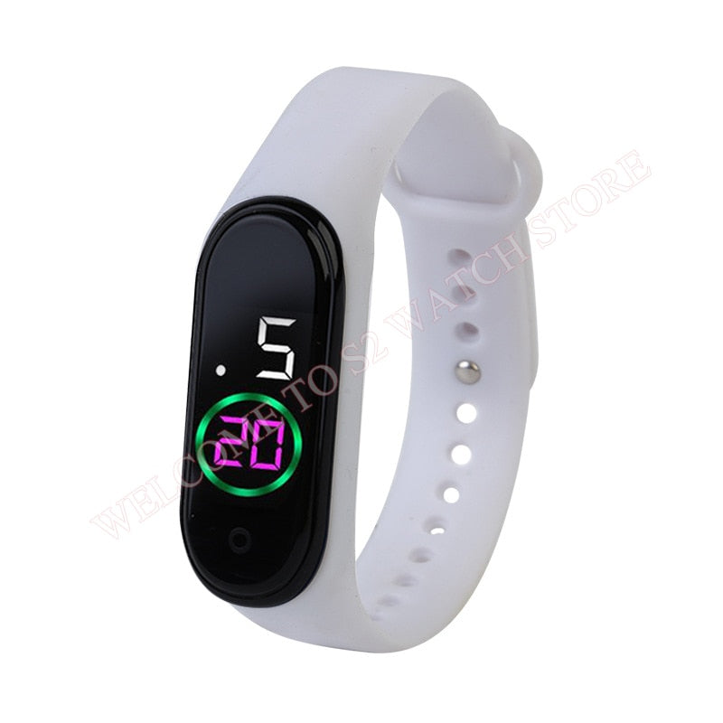 Candy Color Silicone Strap Watch LED Digital Watch Bracelet
