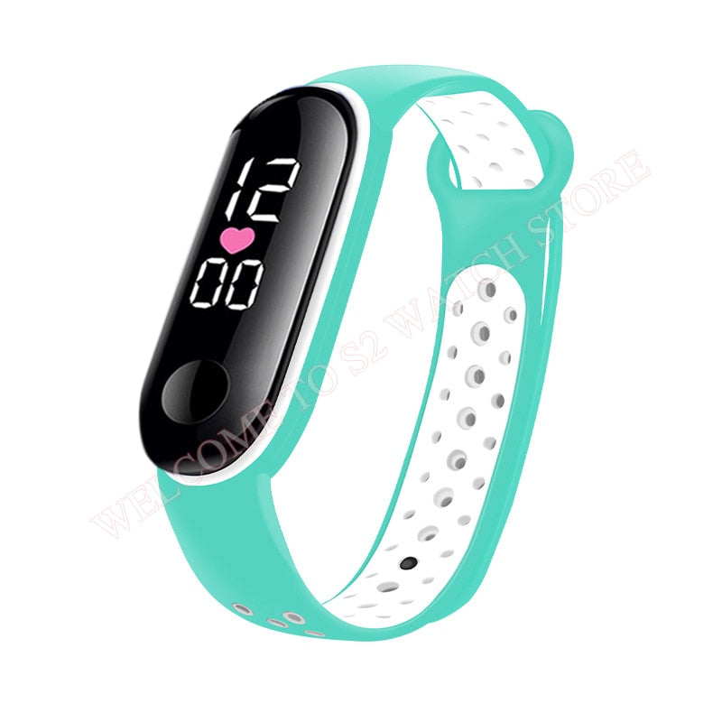 Candy Color Silicone Strap Watch LED Digital Watch Bracelet