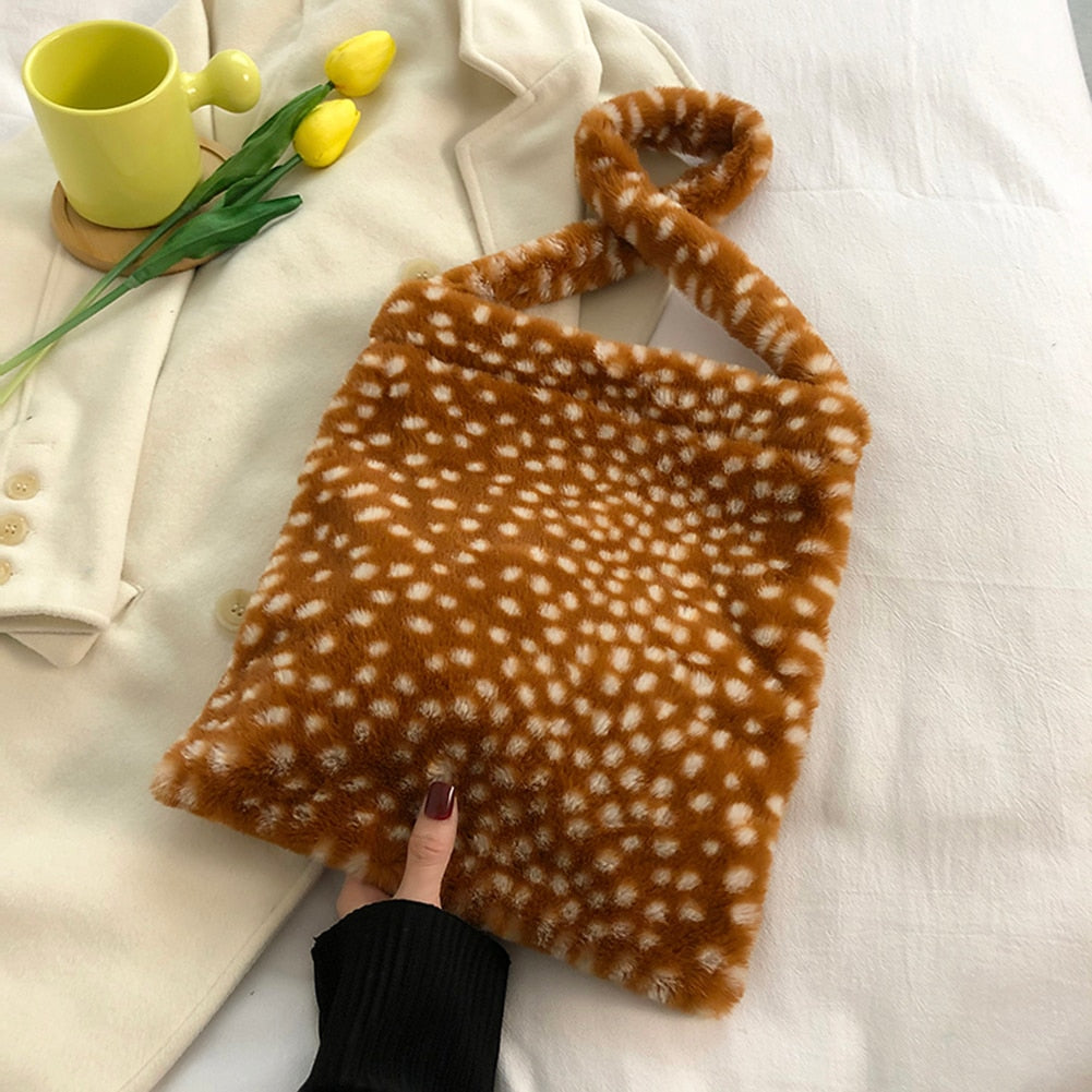 Retro Soft Leopard Print Bags For Women