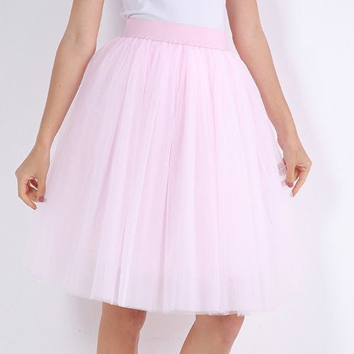 Quality 5 Layers Fashion Tulle Pleated TUTU Skirt