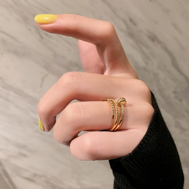 Real Gold Plated AAA Zircon Ring
