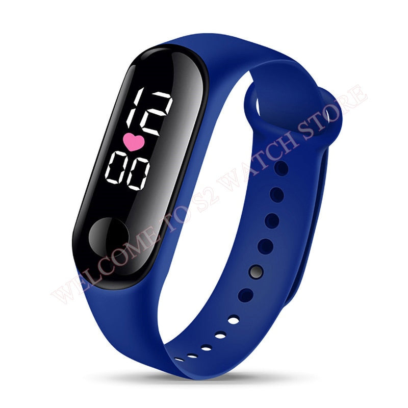 Candy Color Silicone Strap Watch LED Digital Watch Bracelet