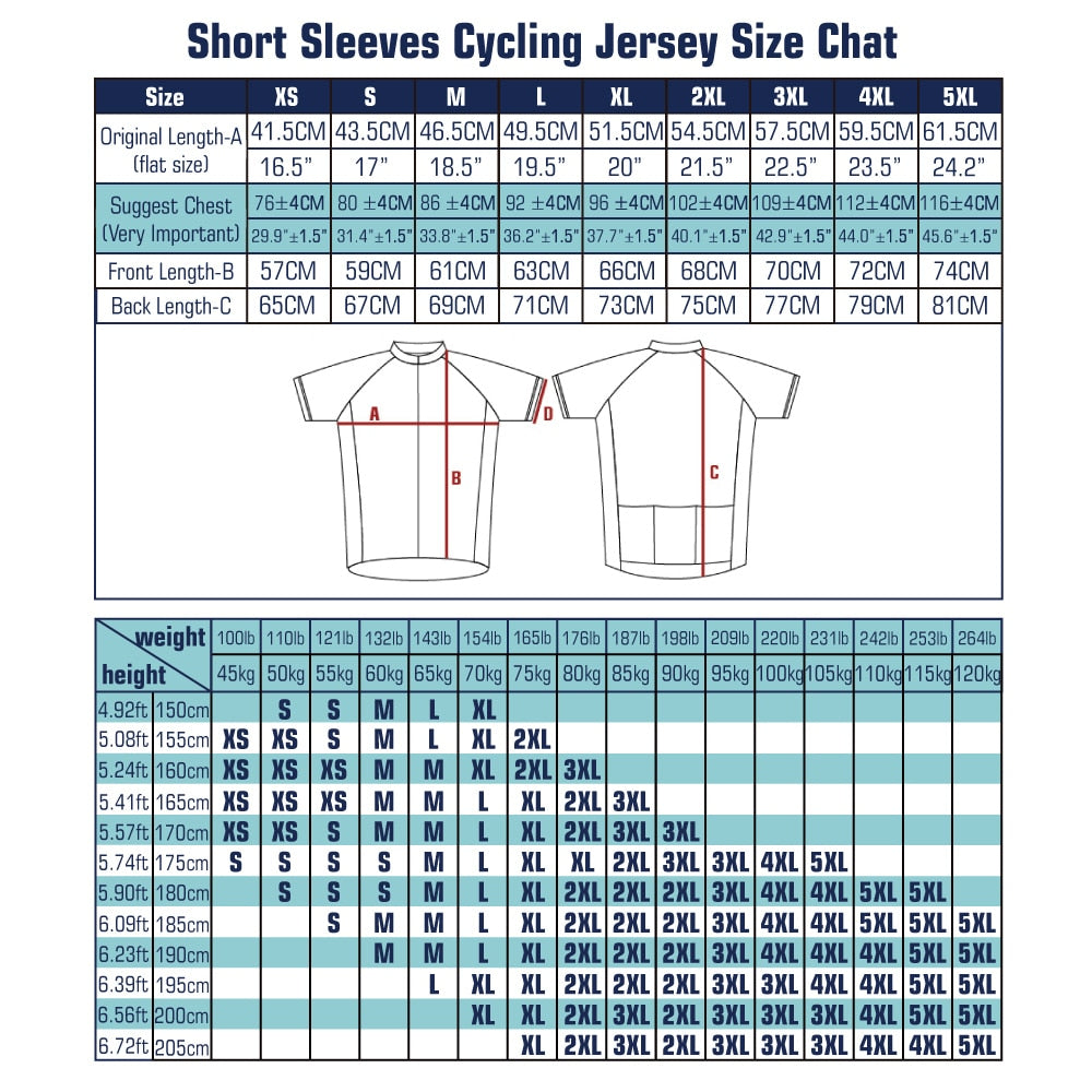 KEMALOCE Breathable Unisex White Cartoon Cat Cycling Jersey Spring
