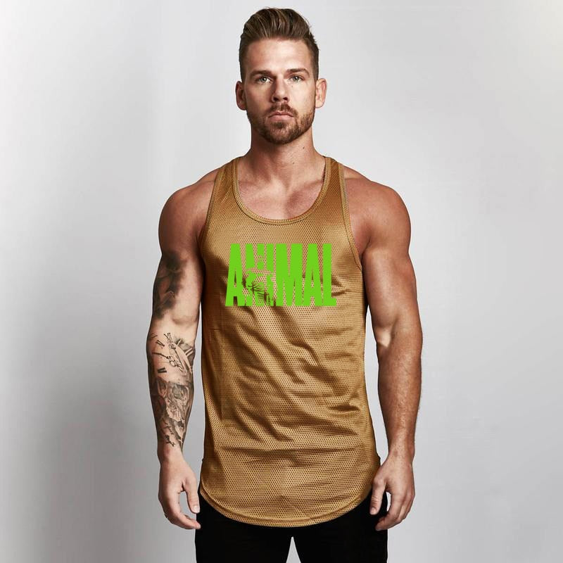 Summer Brand Fitness Tank Top Men Bodybuilding