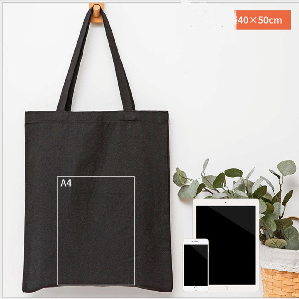 Cotton Zipper Portable Canvas Bag