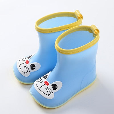 Children Rain Boots Rubber Waterproof Non-slip Boots Kids