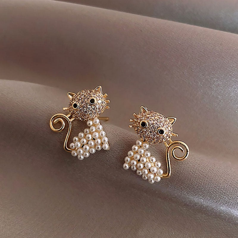 Cute Animal Stud Earrings For Women