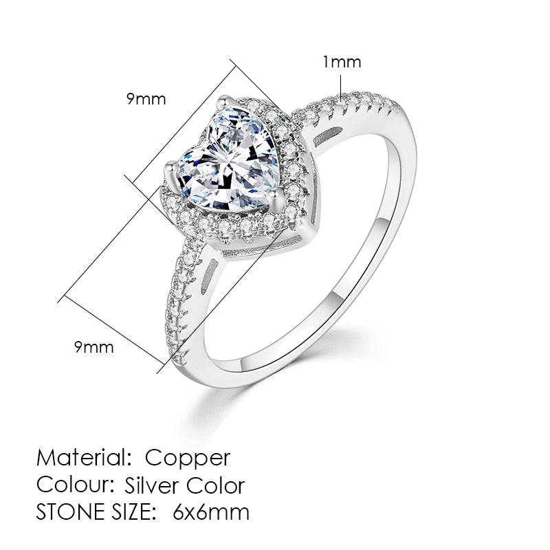 ZHOUYANG Cubic Zirconia Ring For Women