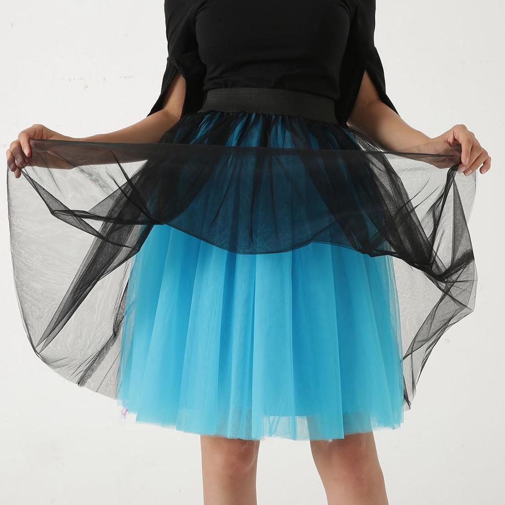 Quality 5 Layers Fashion Tulle Pleated TUTU Skirt