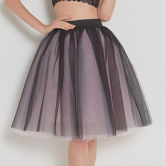 Quality 5 Layers Fashion Tulle Pleated TUTU Skirt