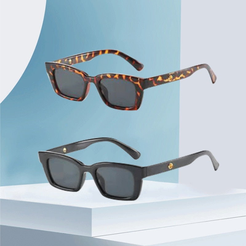 2 Pieces Leopard Small Frame Sunglasses