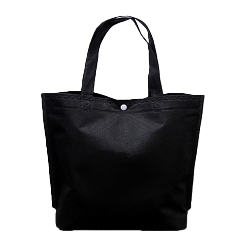 Reusable Foldable Button Durable Non-Woven Tote Shopping Bag