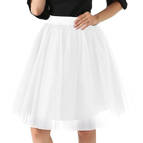 Quality 5 Layers Fashion Tulle Pleated TUTU Skirt